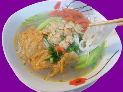 Bún riêu ngao