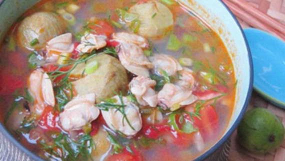 canh ngap nấu sấu