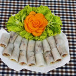Củ cải cuộn thịt hấp