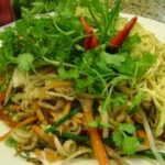 Mực khô xào rối