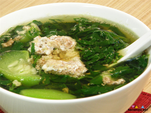 Canh cua cải ngọt