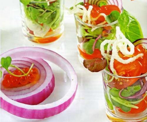 Coktail trứng cá hồi