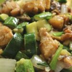 Thịt gà xào dưa chuột