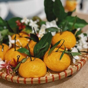 Cách làm bánh cam hình quả cam